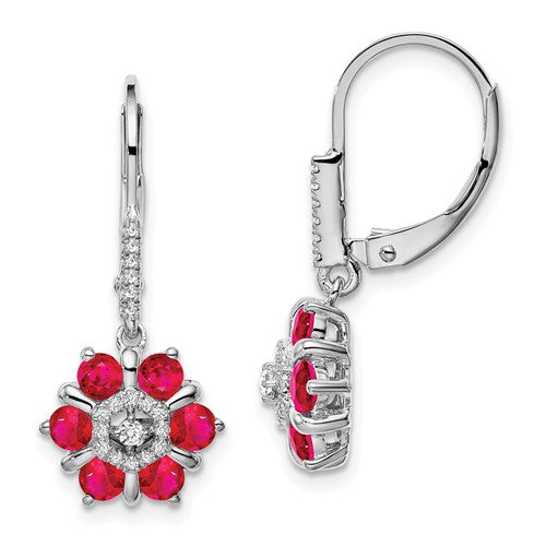 14k-white-gold-ruby-and-diamond-leverback-earrings-SolomonJeweler-Wichita-KS-CustomJewelry