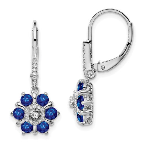 14k-white-gold-sapphire-and-diamond-leverback-earrings-SolomonJeweler-Wichita-KS-CustomJewelry