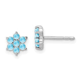 14k-white-gold-blue-topaz-floral-post-earrings-SolomonJeweler-Wichita-KS-CustomJewelry