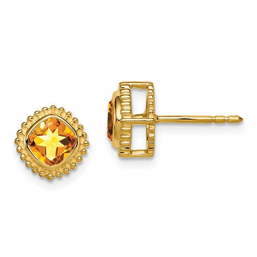 14k-cushion-citrine-earrings-SolomonJeweler-Wichita-KS-CustomJewelry