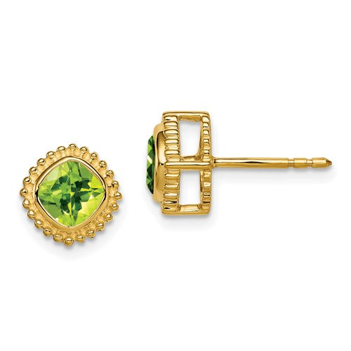 14k-cushion-peridot-earrings-SolomonJeweler-Wichita-KS-CustomJewelry