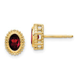 14k-oval-garnet-post-earrings-SolomonJeweler-Wichita-KS-CustomJewelry