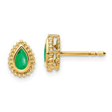 14k-pear-emerald-post-earrings-SolomonJeweler-Wichita-KS-CustomJewelry