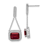 14k-white-gold-created-ruby-and-diamond-dangle-earrings-SolomonJeweler-Wichita-KS-CustomJewelry