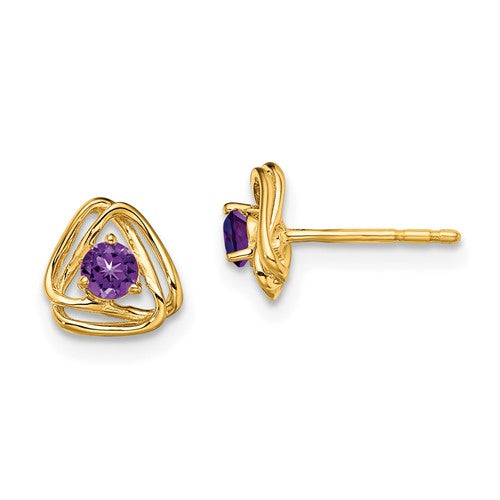 14k-amethyst-post-earrings-SolomonJeweler-Wichita-KS-CustomJewelry