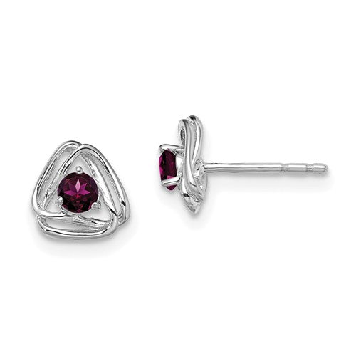 14k-white-gold-rhodolite-garnet-post-earrings-SolomonJeweler-Wichita-KS-CustomJewelry