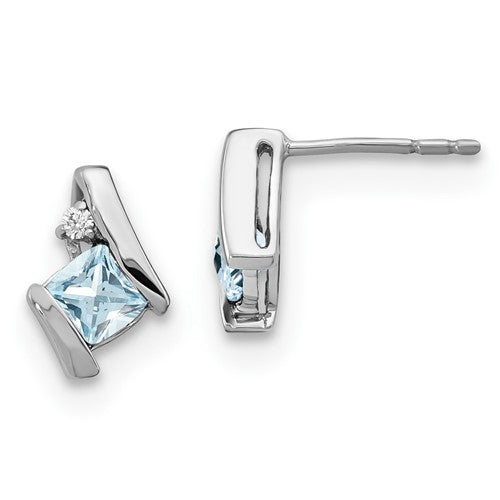 14k-white-gold-cushion-aquamarine-and-diamond-earrings-SolomonJeweler-Wichita-KS-CustomJewelry