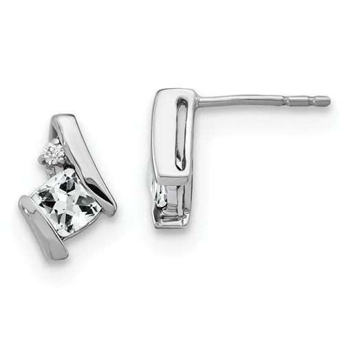 14k-white-gold-cushion-white-topaz-and-diamond-earrings-SolomonJeweler-Wichita-KS-CustomJewelry