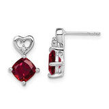 14k-white-gold-created-ruby-and-diamond-heart-earrings-SolomonJeweler-Wichita-KS-CustomJewelry
