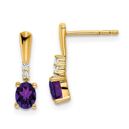 14k-oval-amethyst-and-diamond-dangle-earrings-SolomonJeweler-Wichita-KS-CustomJewelry
