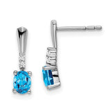 14k-white-gold-oval-blue-topaz-and-diamond-dangle-earrings-SolomonJeweler-Wichita-KS-CustomJewelry