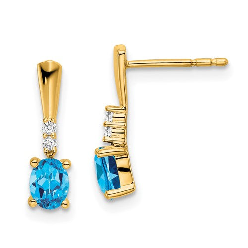 14k-oval-blue-topaz-and-diamond-dangle-earrings-SolomonJeweler-Wichita-KS-CustomJewelry