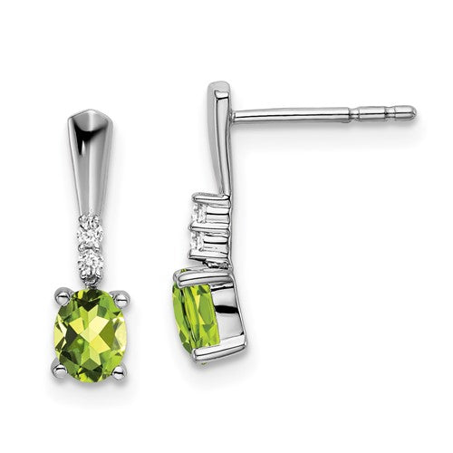 14k-white-gold-oval-peridot-and-diamond-dangle-earrings-SolomonJeweler-Wichita-KS-CustomJewelry