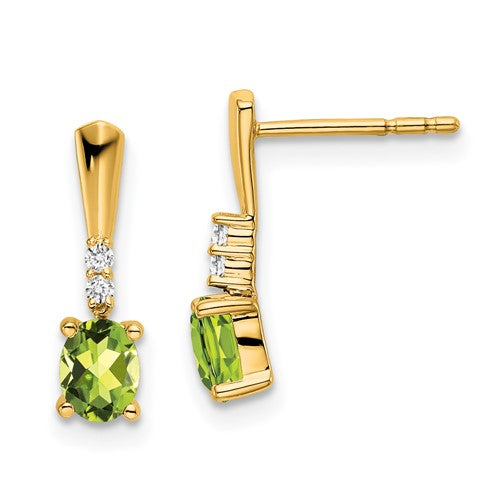 14k-oval-peridot-and-diamond-dangle-earrings-SolomonJeweler-Wichita-KS-CustomJewelry