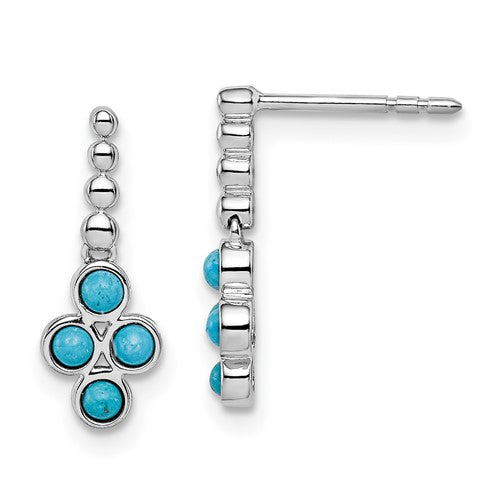 14k-white-gold-turquoise-earrings-SolomonJeweler-Wichita-KS-CustomJewelry