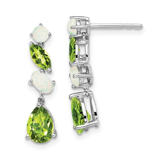 14k-white-gold-peridot-and-opal-dangle-earrings-SolomonJeweler-Wichita-KS-CustomJewelry