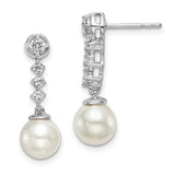 14k-white-gold-freshwater-cultured-pearl-diamond-post-earrings-SolomonJeweler-Wichita-KS-CustomJewelry