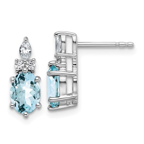 14k-white-gold-diamond-and-aquamarine-post-earrings-SolomonJeweler-Wichita-KS-CustomJewelry