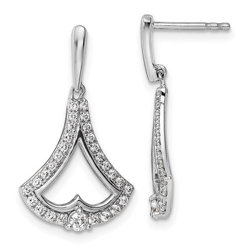 14k-white-gold-diamond-post-dangle-earrings-SolomonJeweler-Wichita-KS-CustomJewelry