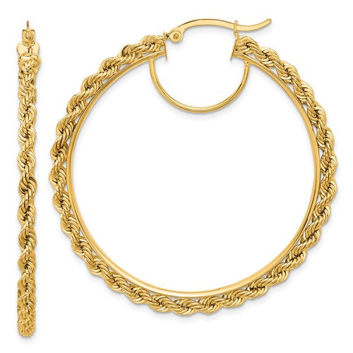 14k-polished-and-d-c-rope-2-95mm-hoop-earrings-SolomonJeweler-Wichita-KS-CustomJewelry