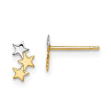 14k-madi-k-white-rhodium-3-star-post-earrings-SolomonJeweler-Wichita-KS-CustomJewelry
