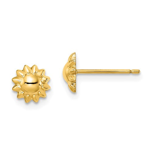 14k-madi-k-sunflower-post-earrings-SolomonJeweler-Wichita-KS-CustomJewelry