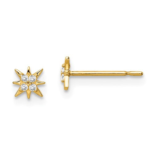 14k-madi-k-cz-star-post-earrings-SolomonJeweler-Wichita-KS-CustomJewelry
