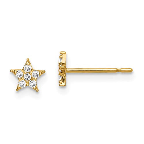 14k-madi-k-star-cz-earrings-SolomonJeweler-Wichita-KS-CustomJewelry