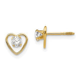 14k-madi-k-3mm-genuine-white-topaz-birthstone-heart-earrings-SolomonJeweler-Wichita-KS-CustomJewelry