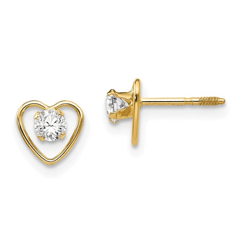 14k-madi-k-3mm-genuine-white-topaz-birthstone-heart-earrings-SolomonJeweler-Wichita-KS-CustomJewelry