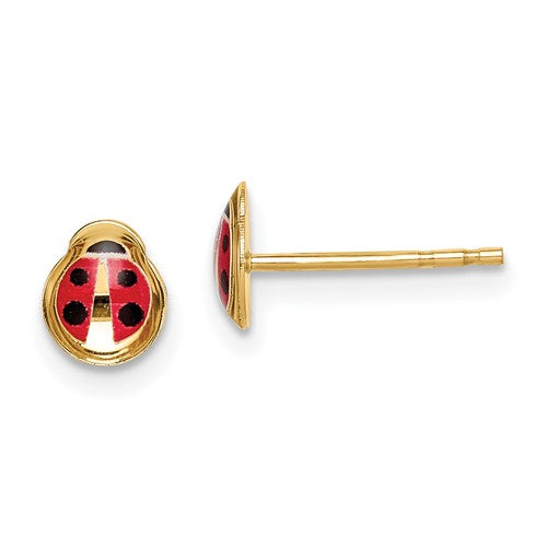 14k-madi-k-enamel-ladybug-post-earrings-SolomonJeweler-Wichita-KS-CustomJewelry