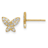14k-madi-k-butterfly-cz-post-earrings-SolomonJeweler-Wichita-KS-CustomJewelry