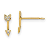 14k-madi-k-cz-arrow-post-earrings-SolomonJeweler-Wichita-KS-CustomJewelry