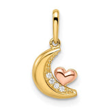 14k-two-tone-madi-k-cz-moon-with-heart-pendant-SolomonJeweler-Wichita-KS-CustomJewelry