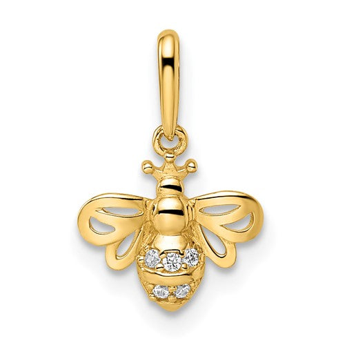 14k-madi-k-cz-bumble-bee-pendant-SolomonJeweler-Wichita-KS-CustomJewelry