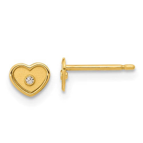 14k-madi-k-polished-brushed-cz-heart-post-earrings-SolomonJeweler-Wichita-KS-CustomJewelry