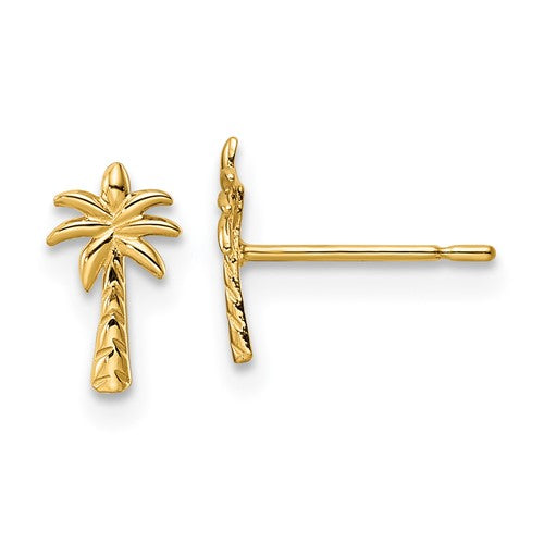 14k-madi-k-palm-tree-post-earrings-SolomonJeweler-Wichita-KS-CustomJewelry