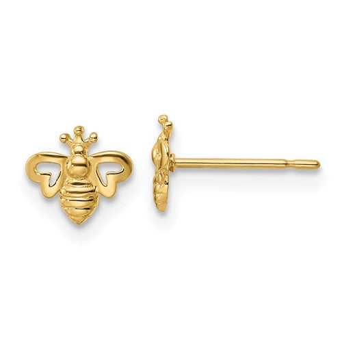 14k-madi-k-bumble-bee-post-earrings-SolomonJeweler-Wichita-KS-CustomJewelry