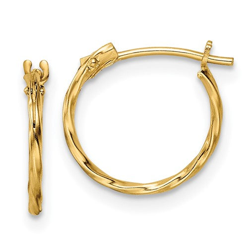 14k-madi-k-polished-twisted-hoop-earrings-SolomonJeweler-Wichita-KS-CustomJewelry