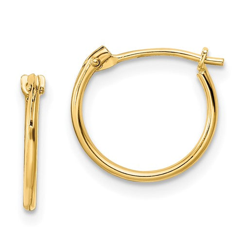 14k-madi-k-polished-hinged-hoop-earrings-SolomonJeweler-Wichita-KS-CustomJewelry