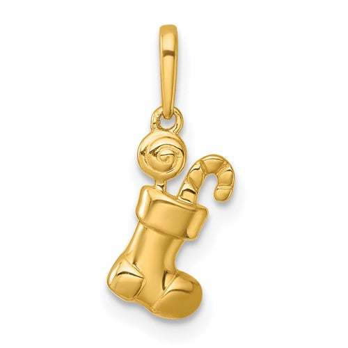 14k-madi-k-polished-stocking-with-candy-pendant-SolomonJeweler-Wichita-KS-CustomJewelry
