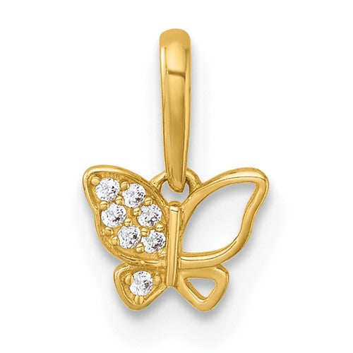 14k-madi-k-polished-cz-butterfly-pendant-SolomonJeweler-Wichita-KS-CustomJewelry