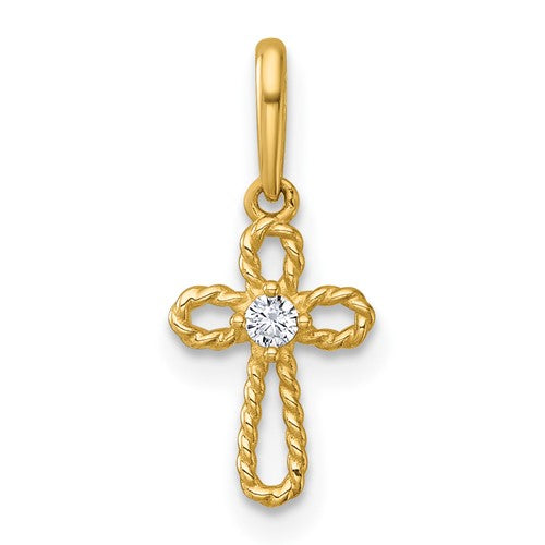 14k-madi-k-polished-and-twisted-fancy-cz-cross-pendant-SolomonJeweler-Wichita-KS-CustomJewelry