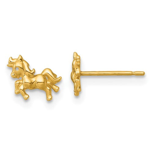 14k-madi-k-polished-unicorn-post-earrings-SolomonJeweler-Wichita-KS-CustomJewelry