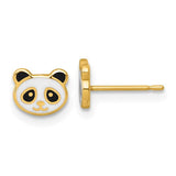 14k-madi-k-polished-black-white-enameled-panda-post-earrings-SolomonJeweler-Wichita-KS-CustomJewelry