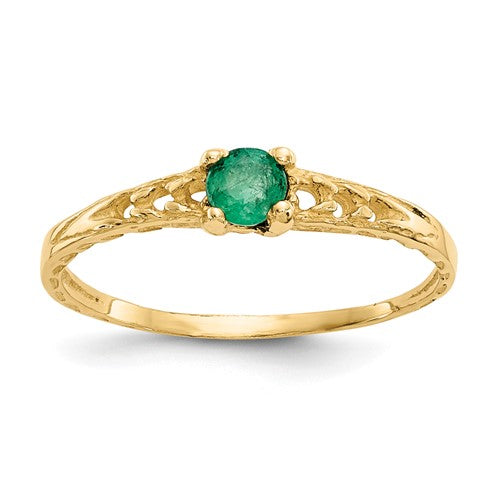 14k-madi-k-3mm-emerald-birthstone-baby-ring-SolomonJeweler-Wichita-KS-CustomJewelry