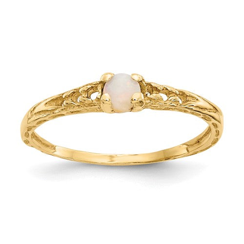 14k-madi-k-3mm-opal-birthstone-baby-ring-SolomonJeweler-Wichita-KS-CustomJewelry