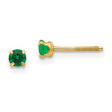 14k-madi-k-3mm-imitation-emerald-birthstone-earrings-may-SolomonJeweler-Wichita-KS-CustomJewelry