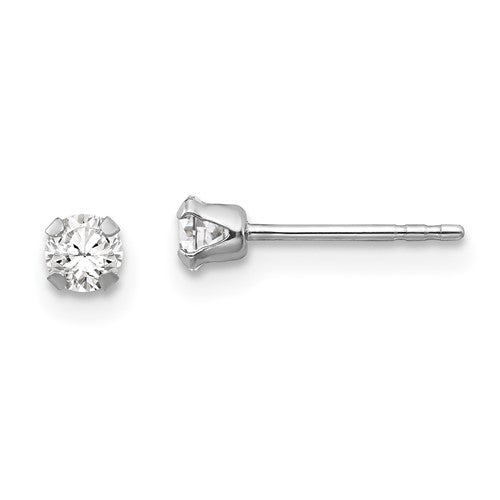 14k-white-gold-madi-k-3mm-cz-earrings-SolomonJeweler-Wichita-KS-CustomJewelry