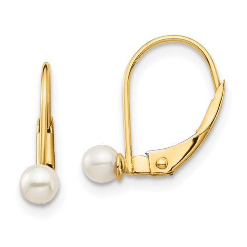 14k-madi-k-3-4mm-white-round-fw-cultured-pearl-leverback-earrings-SolomonJeweler-Wichita-KS-CustomJewelry